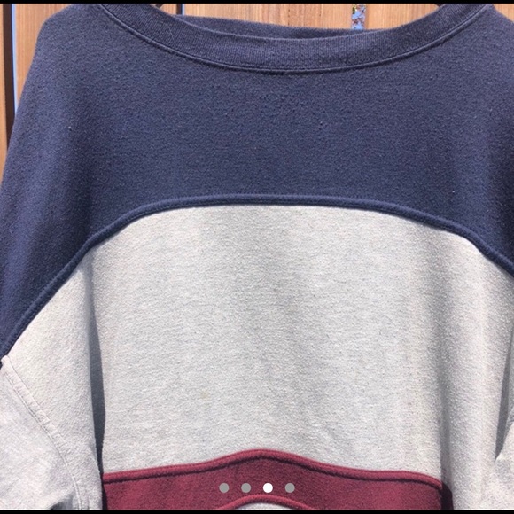 Over-Sized Navy/Grey Sweatshirt - Picture 3 of 3